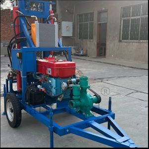 200m 300m 350m <span class=keywords><strong>600</strong></span> Metros Aço Crawler Montado Rotary Água Poço de Perfuração Máquina/Mine <span class=keywords><strong>Drilling</strong></span> <span class=keywords><strong>Rig</strong></span> - Product Image 3