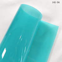 Rouleau/feuilles de film PVC transparent/clair, épais, souple, de couleur unie, imperméable, 1,5 mm-2 mm, pour tapis, nappes, sacs à chaussures