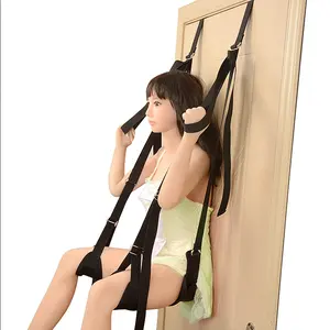 Sex Door Swing with Seat Sexy Slave Bondage Kit With Adjustable Straps Sex Toys Love Swing For Couples