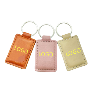 سلسلة مفاتيح من الجلد الصناعي بشعار مخصص، إكسسوارات بسيطة لمفاتيح السيارات، سلسلة مفاتيح جلدية قابلة للتخصيص - Product Image 4