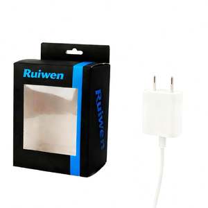 Boîte en papier personnalisée avec fenêtre transparente et feuille de plastique, pour emballage suspendu - Product Image 2