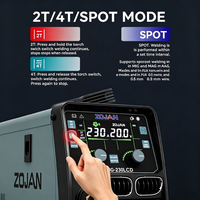 ZOJAN Nouvelle Conception 0.8mm 6-en-1 220V Poste à Souder Inverter Portable 120A avec Capacités TIG/MMA/MAG