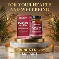 Capsules d'extrait de levure de riz rouge CoQ10 OEM ODM Marque Privée – Soutien au Cholestérol et au Système Cardiovasculaire – Testé en Laboratoire