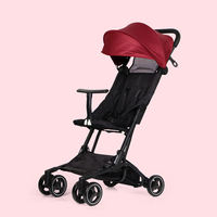 La poussette pour bébé peut s'asseoir et s'allonger légère et pliable Parapluie pour bébé simple et portable à haute vue Chariot pour poussette pour bébé