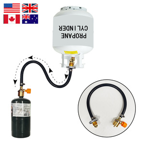 Propane Cylinder Refill Hose 1lb Tank <b>Adapter</b> For Usa Canada <b>Uk</b> Australia Gas Connector - Product Image 1
