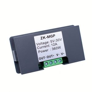 ZK-MGP Adjustable <b>Speed</b> PWM DC Motor <b>Controller</b> 5-30V 12A 360W 6V 12V 24V Slow Start Slow Stop Module Power Driver Modules - Product Image 4
