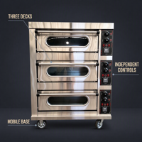 Équipement de boulangerie commerciale, four électrique industriel pour la cuisson des gâteaux, pour boulangerie et traiteur