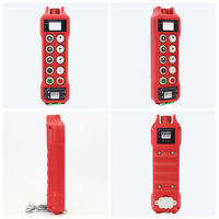 Télécommande radio industrielle étanche IP67 à 8 touches, à vitesse unique, protégée par carte intelligente, pour grue de levage lourde