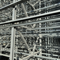 Système de support de tuyau de stockage de support autoportant Hegerls Système Asrs Entrepôt de grue d'empileur robotique