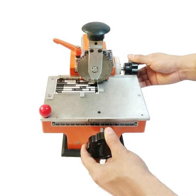 Dog Tag Engraving Metal Embossing Number and Letter Marking Stainless Steel Pet Tag Print Stamp Embossing Machine