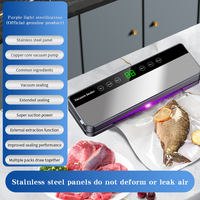 Machine de mise sous vide électrique mini, machine de stockage automatique des aliments pour la maison et les camping-cars