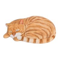 Meow mignon tapis de bain personnalisé en forme de chat tapis doux confortable entrée paillasson enfants salle de bain tapis