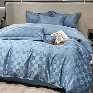 Chất Lượng Cao <span class=keywords><strong>Jacquard</strong></span> Bộ Đồ Giường Bộ Sưu Tập Bộ Đồ Giường Đặt Sang Trọng <span class=keywords><strong>Comforter</strong></span> Thương Hiệu Siêu Mềm Cho Bộ Đồ Giường Bộ - Product Image 6