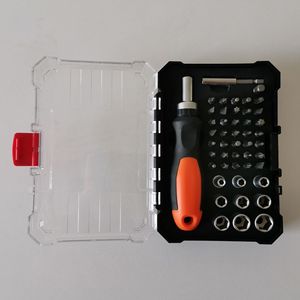 Jeu de tournevis à cliquet de précision 47 pièces, 1/4 po, métrique, en acier allié, outil manuel pour la réparation automobile et domestique - Product Image 5