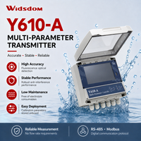 Transmitter Dinding Multi-Parameter Y610-A Mendukung Pengukuran Online Klorin Sisa, COD, Amonia, Nitrogen, ORP, Turbiditas, dan BGA