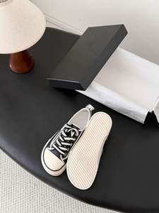 Zapatillas de Lujo para Mujer, Zapatillas de Diseñador 2026, Nuevas Zapatillas de Lona con Plataforma Negra y Blanca, Suela Gruesa, Zapatillas Casuales para Dama - Product Image 3