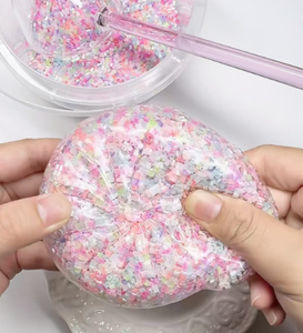 DIY 8.5cm Palla Trasparente Vuota e Morbida, Giocattolo Antistress, Palla Squishy Artigianale, Vendita all'Ingrosso - Product Image 1