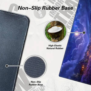 Personalized Dreamy Scenery Extended Gaming Mouse Pad Gamer Keyboard with Seam Edge Stable Rubber Base <strong>Large</strong> <strong>Mousemat</strong> for Laptop - Product Image 3