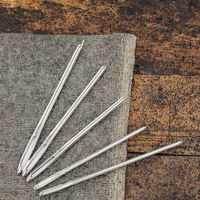 Vente en gros de mini kit de couture style simple Aiguilles à repriser en acier inoxydable avec grands yeux (5cm 6cm) pour tricoter à la maison