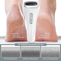 Appareil électrique anti-callosités pour les pieds, outil professionnel de pédicure, ponceuse électrique pour les pieds haute vitesse avec base