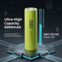 Samsung 21700 NMC 3.7V 5000mAh Silinder Asli untuk Penyimpanan Energi Unggulan