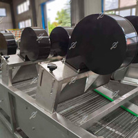 Machine de séchage à bande soufflante à haute capacité pour biscuits et produits de boulangerie emballés, avec déshydratation par souffleur d'air