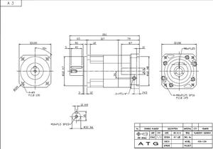 REDUCTEUR KSB-120, RAPPORT: 1/20, Modèle compatible: HF-SP152 A TG et authentique - Product Image 5