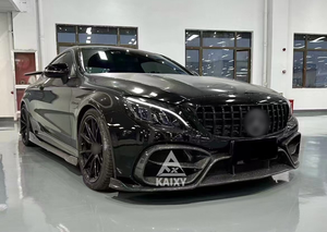 Paraurti Anteriore in Fibra di Carbonio di Alta Qualità per Mercedes Benz W205 C200 C260 C300 C43 C63 C63S AMG Coupé/Sedan 2015-2021 BodyKit - Product Image 4