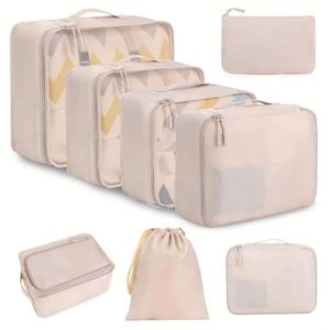Waterproof Travel Luggage Organizer with Shoes & Toiletries Bags - Lightweight Packing Cube for Travel Essentials - Product Image 1
