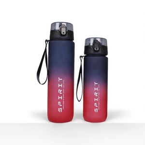 ขวดน้ำพลาสติก Tritian ปลอดสาร BPA ขนาด 600 มล. 1000 มล. สำหรับออกกำลังกาย พร้อมโลโก้พิมพ์ลาย สร้างแรงบันดาลใจในการดื่มน้ำ - Product Image 4