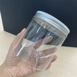 250ml preform pet plastic jar spice food can pet plastic jar with easy open lid screw