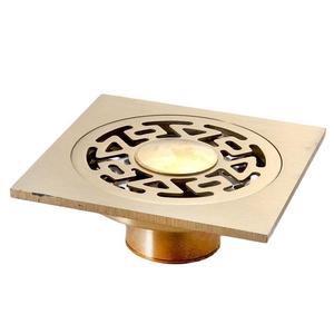 ท่อระบายน้ำทองแดงทรงสี่เหลี่ยม แบบสองทาง ป้องกันการกัดกร่อน เชื่อมต่อแบบเกลียว ใช้สำหรับห้องน้ำและเครื่องซักผ้า - Product Image 5