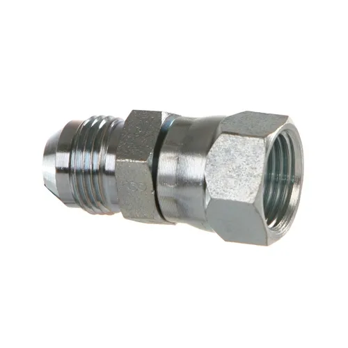 Stainless Steel/Baja Straight Male JIC X Female JIC Putar Pipa Adaptor