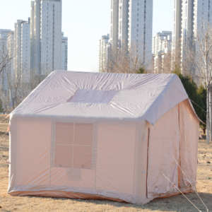 Tente de camping gonflable portable Oxford 7.5 imperméable, facile à monter, double porte, fenêtre de toit, 4 saisons, pour événements extérieurs - Vente en gros - Product Image 4