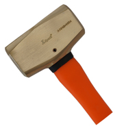 Marteau de précision professionnel X-spark en aluminium bronze, sans étincelles, non magnétique, personnalisable pour la réparation de canalisations de gaz