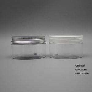 Conteneur d'emballage cosmétique vide marron, avec large bouche, en plastique, pour toutes les <span class=keywords><strong>cr</strong></span>èmes de sommeil, rond, conteneur d'impression, 89/400 ml, 200 pièces, en stock - Product Image 2