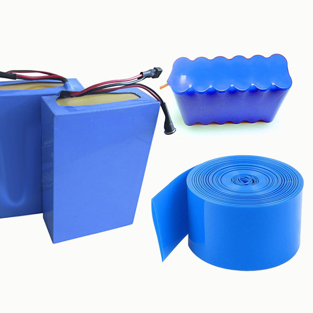 Cylindrical Battery Insulation PVC Heat Shrink Sleeve Skin Wrap PVC Heat Shrink Tubing for 18650 21700 Battery Wrapping