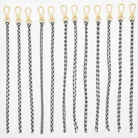 Perles de paracorde pour porte-clés en corde, corde en nylon tressée, corde de paracorde à motifs tressés, breloque de sac en corde de paracorde, cordon porte-clés en paracorde