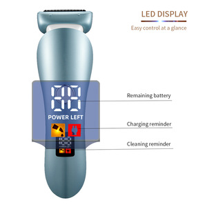 LED Spring Electric Lady <b>Shaver</b> Epilator Bikini Hair Removal Body Groin Trimmer Razors <b>Battery</b> Powered Grooming Kit - Product Image 6