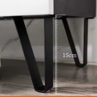 Pieds de table basse en acier inoxydable en fer forgé de haute qualité pieds de meubles de couleur personnalisée pour les pieds de table en métal