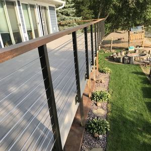 מותאם אישית נירוסטה מודרני להתאמה אישית של הודעות מעקה מעקה למרפסת וstair - Product Image 4