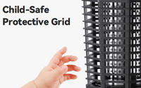 Anti-moustiques solaire intelligent à forte puissance électrique pour une protection stable contre les insectes, à installer dans la cour.