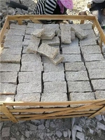 G682 Granite Brick Cube Stone Paver,Sun Golden Cobblestone