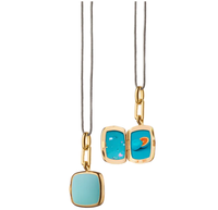 2024 bijoux commémoratifs significatifs personnalisés conception Unique carré émail 18K plaqué or Photo médaillon collier pour femmes bijoux cadeau
