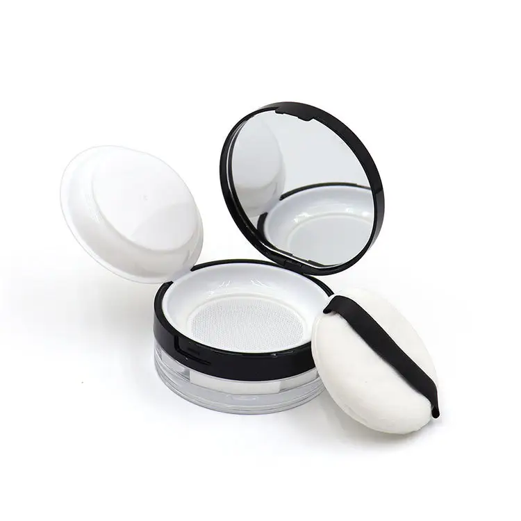 Preço barato Embalagem Cosmética 20g Plástico Pó Solto Recipientes Loose Powder Sifter Jar