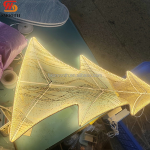 SMOOTH Cozy <b>LED</b> Lit Christmas <b>Tree</b> Shape Hanging Pendant <b>Light</b> Chandelier for Wedding Christmas Party Outdoor Holiday Decor - Product Image 3