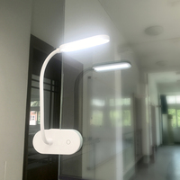 Lampe de table à pince de lecture LED pliable à approvisionnement direct d'usine avec interrupteur tactile col de cygne flexible