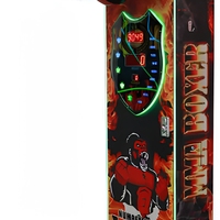 Machine de boxe d'arcade Punch Kick - Jeu de parc d'attractions à monnayeur en plastique anglais avec garantie d'un an