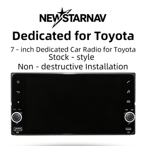 Navegación Android 15 de 7 pulgadas dedicada a <span class=keywords><strong>Toyota</strong></span>, compatible con modelos como Corolla, Camry, RAV4, Highlander y C-HR. - Product Image 1