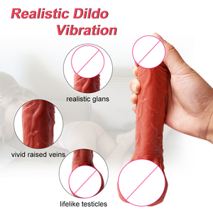 Juguetes Sexuales Realistas con Vibración para Mujeres, Dildo Eléctrico de 3 Velocidades con Ventosa de Silicona Médica, Productos Sexuales para Adultos - Product Image 3